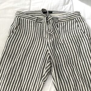 Crop striped pants